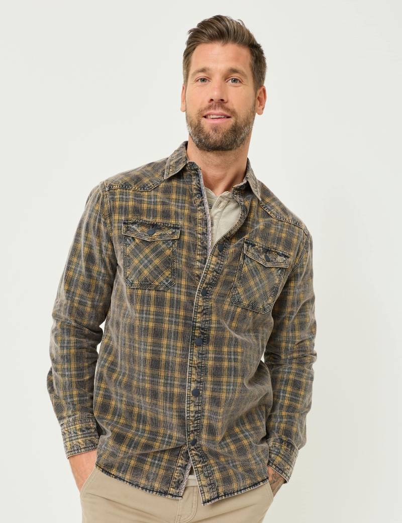 Kariertes Hemd aus weichem Cord Kariertes Hemd aus weichem Cord von Jeans Fritz