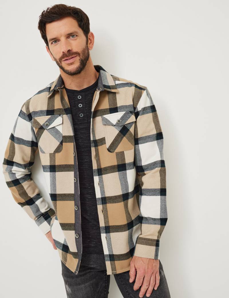 Karo-Hemd im Overshirt-Style von Jeans Fritz