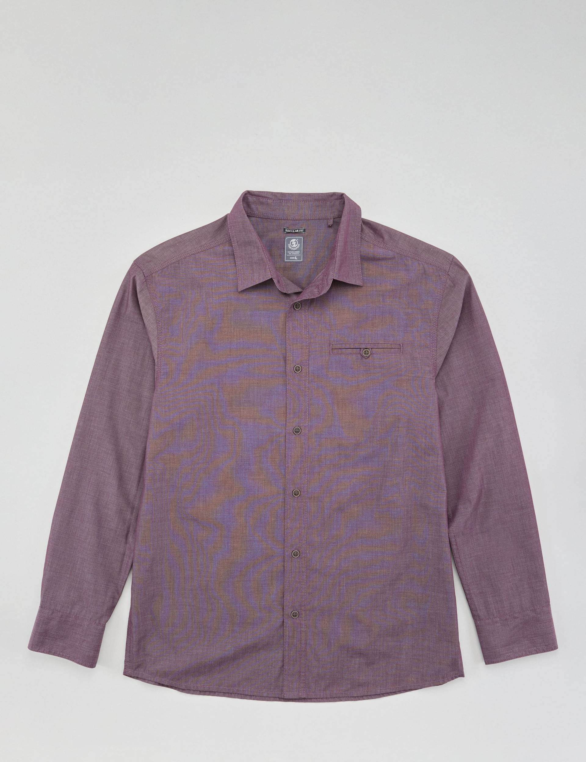 Pflegeleichtes Hemd, Minikaro von Jeans Fritz