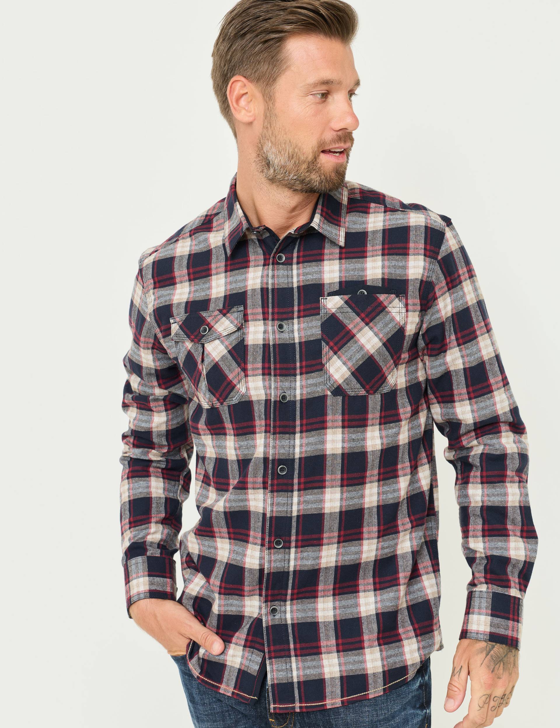 Karohemd aus weichem Flanell von Jeans Fritz