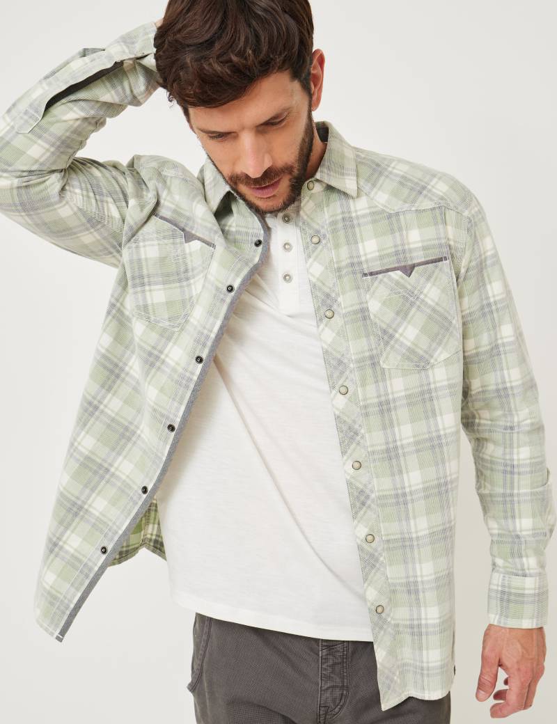 Feincordhemd mit Karomuster von Jeans Fritz