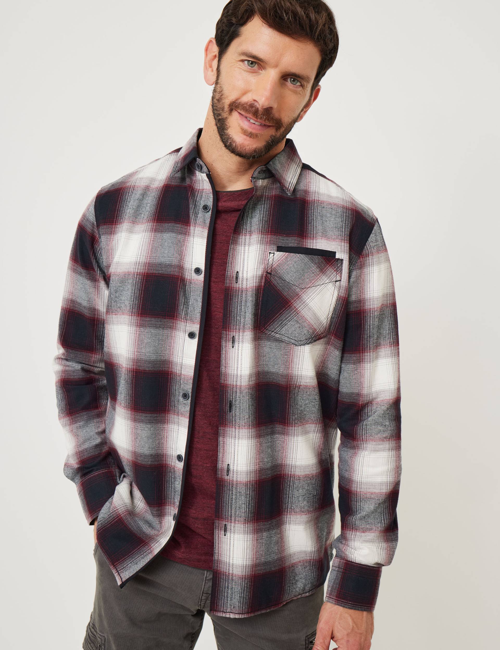 Karohemd im Overshirt-Style von Jeans Fritz