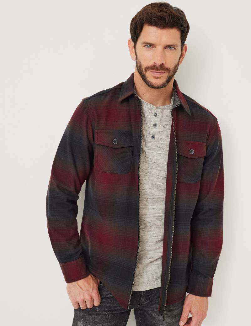 Kariertes Flanell-Hemd, Overshirt von Jeans Fritz