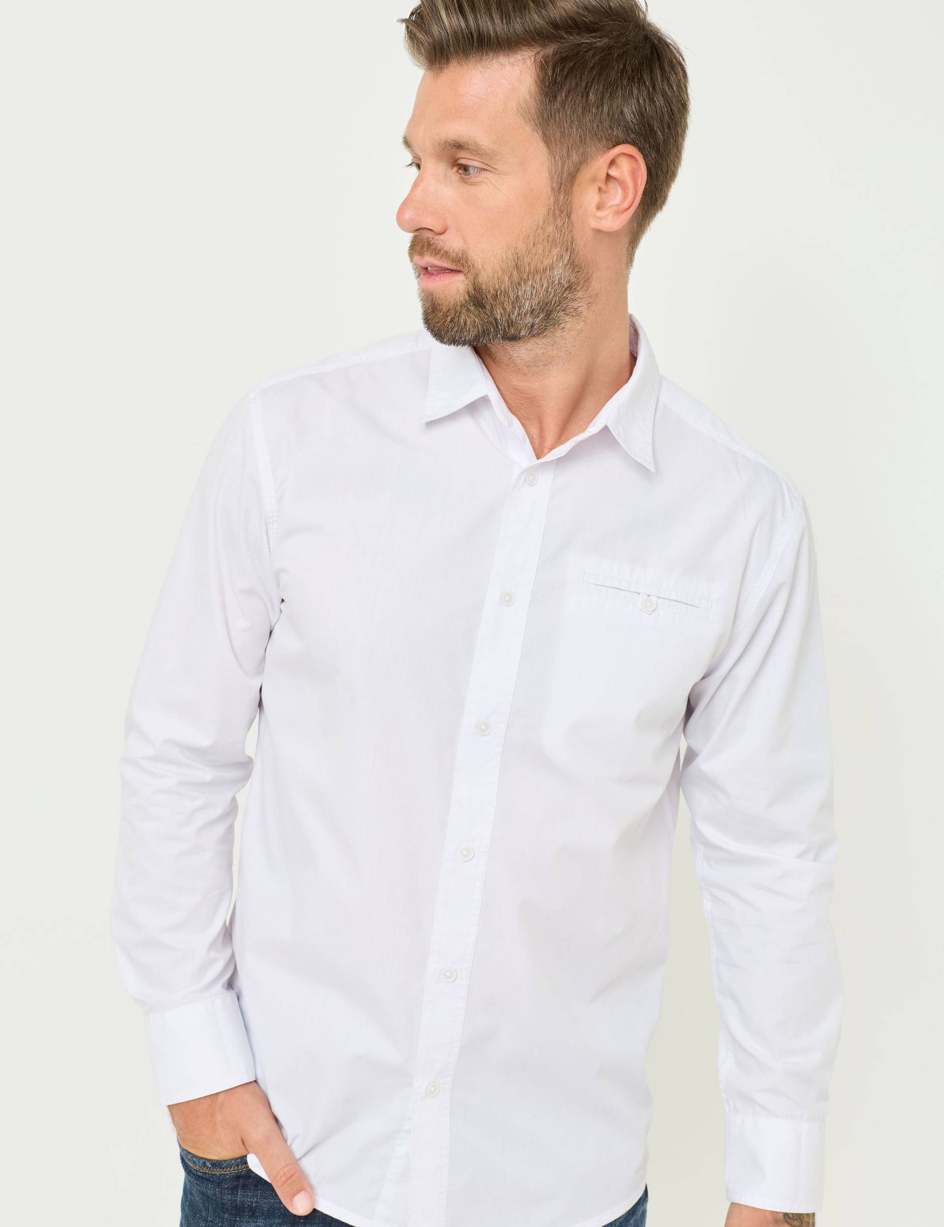 Pflegeleichtes Hemd, Minikaro von Jeans Fritz