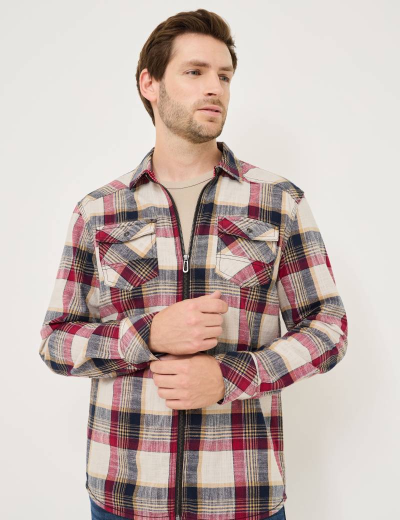 Lässiges Hemd mit Zip-Verschluss von Jeans Fritz