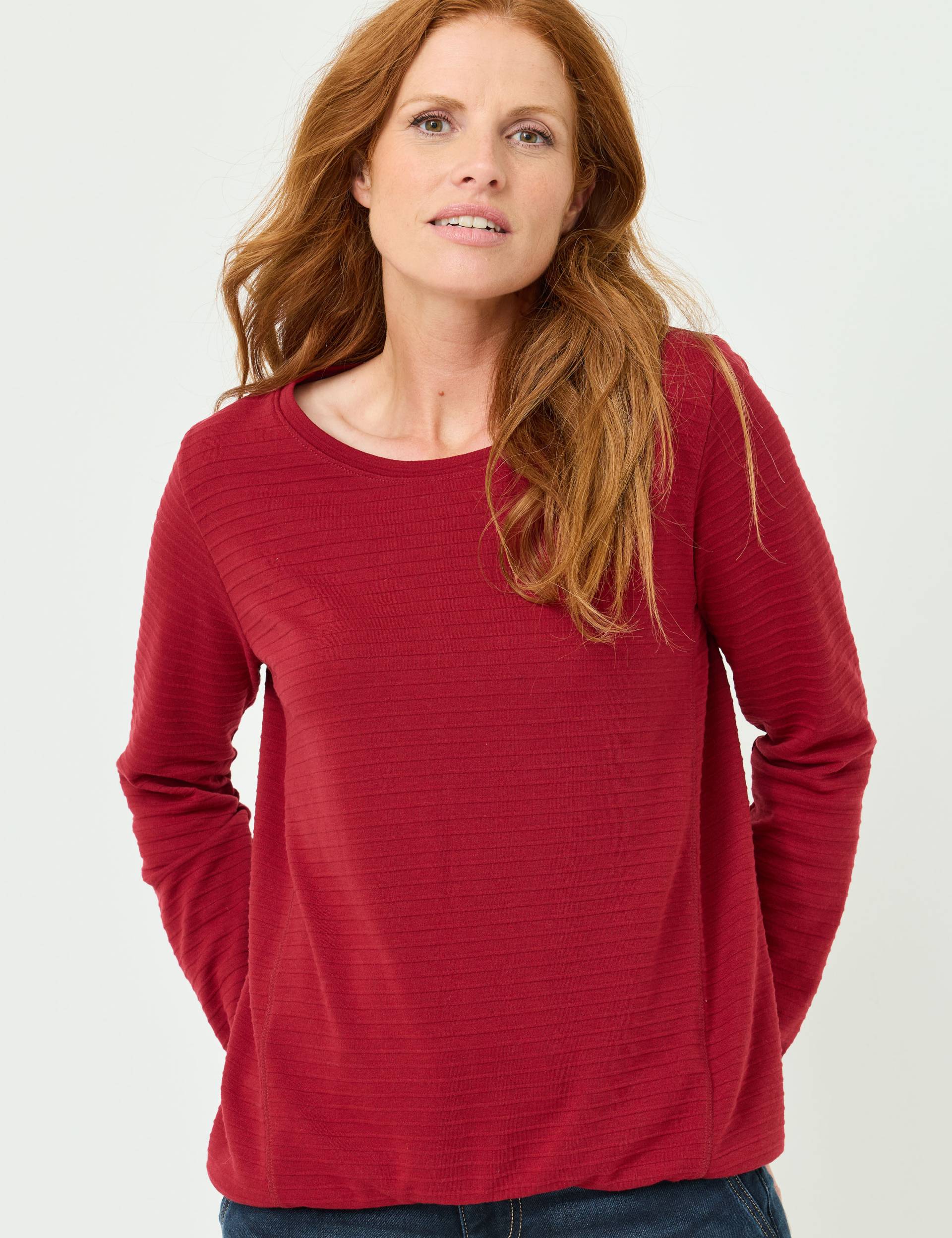 Langarmshirt mit Struktur-Streifen Langarmshirt mit Struktur-Streifen von Jeans Fritz