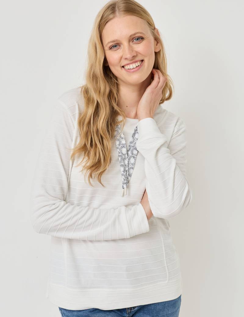 Langarmshirt mit Strukturstreifen von Jeans Fritz