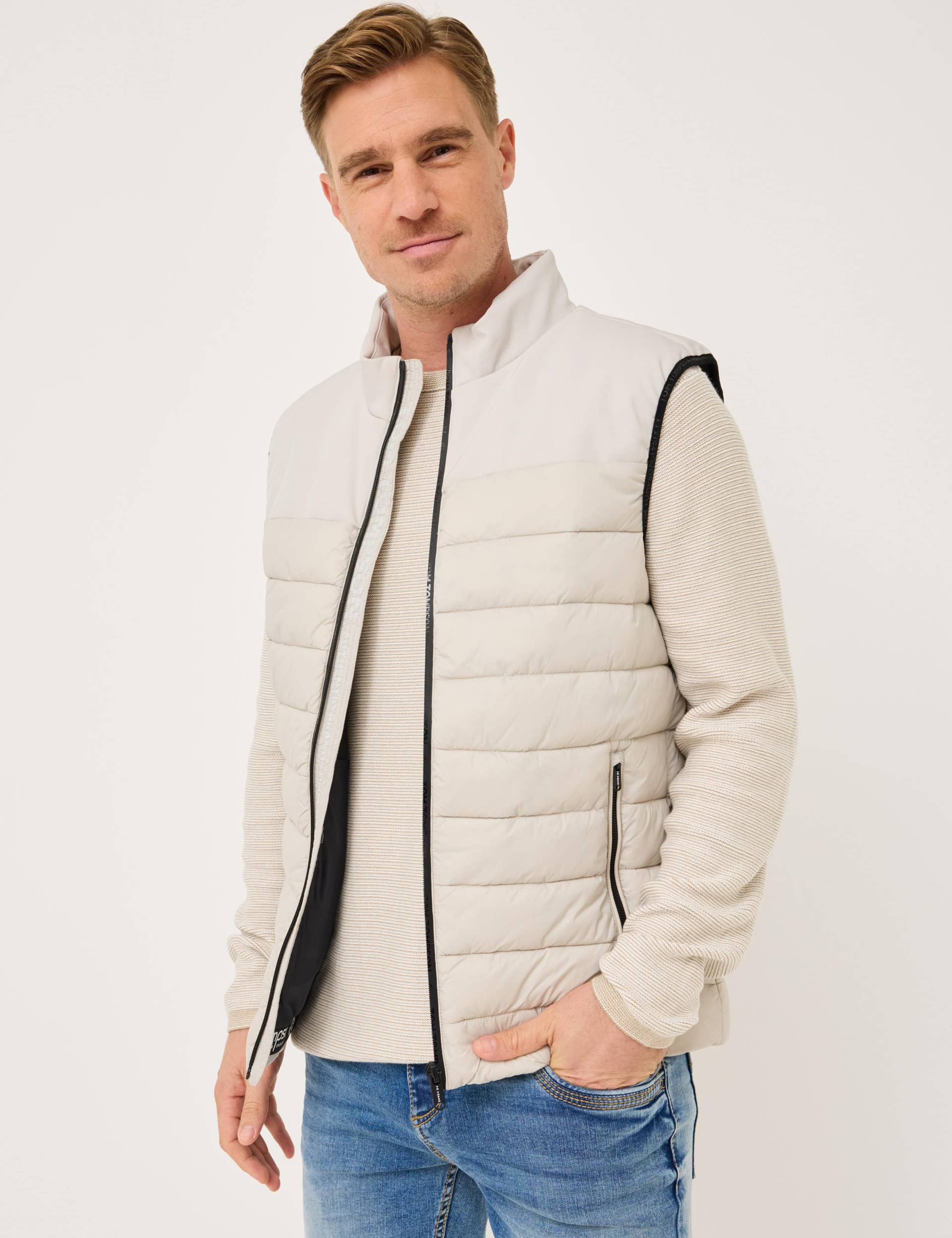 Leichte Weste im Material-Mix Leichte Weste im Material-Mix von Jeans Fritz