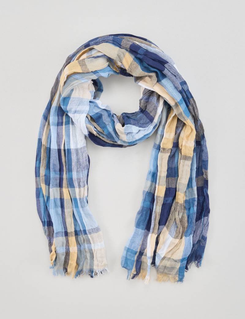 Leichter Karo-Schal mit Fransen von Jeans Fritz