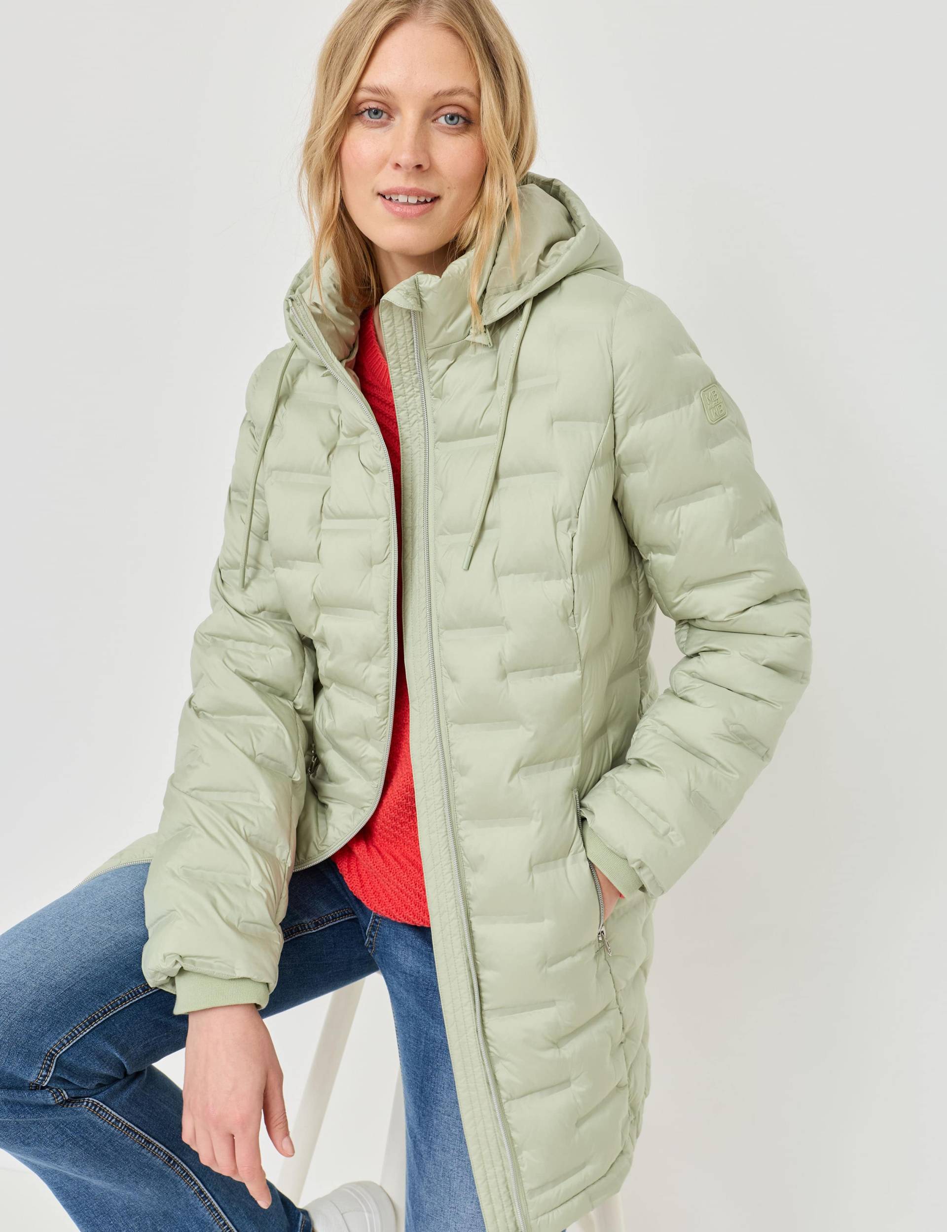 Leichter Steppmantel mit Kapuze von Jeans Fritz