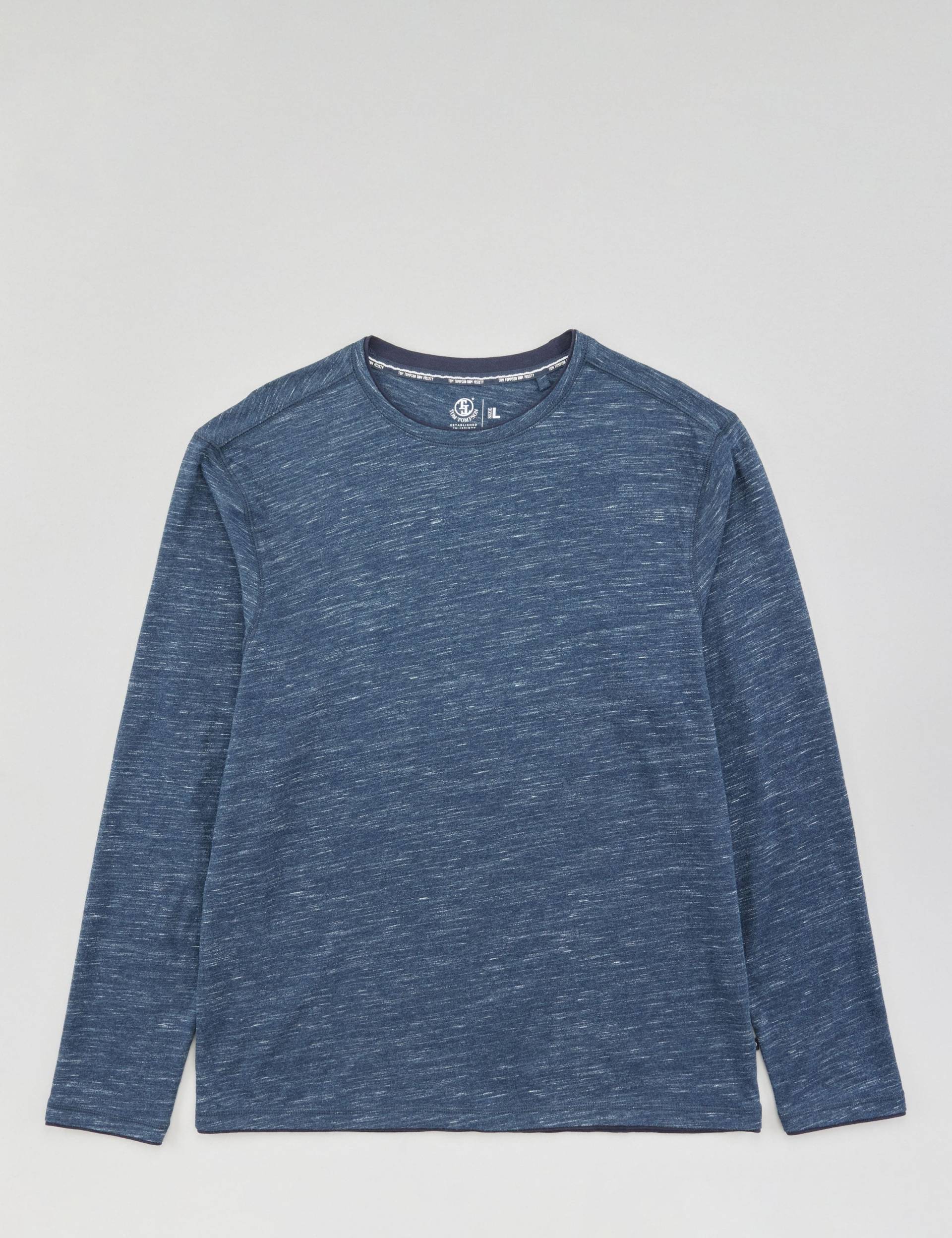 Longsleeve mit Melange-Effekt von Jeans Fritz