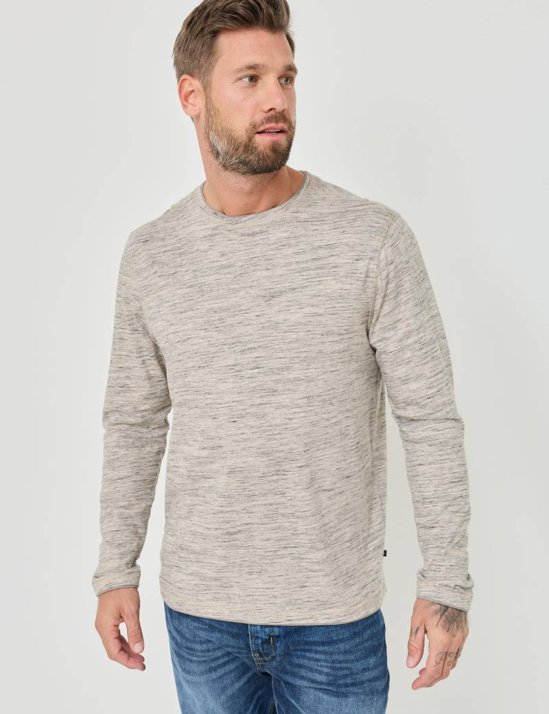 Longsleeve mit Melange-Effekt von Jeans Fritz