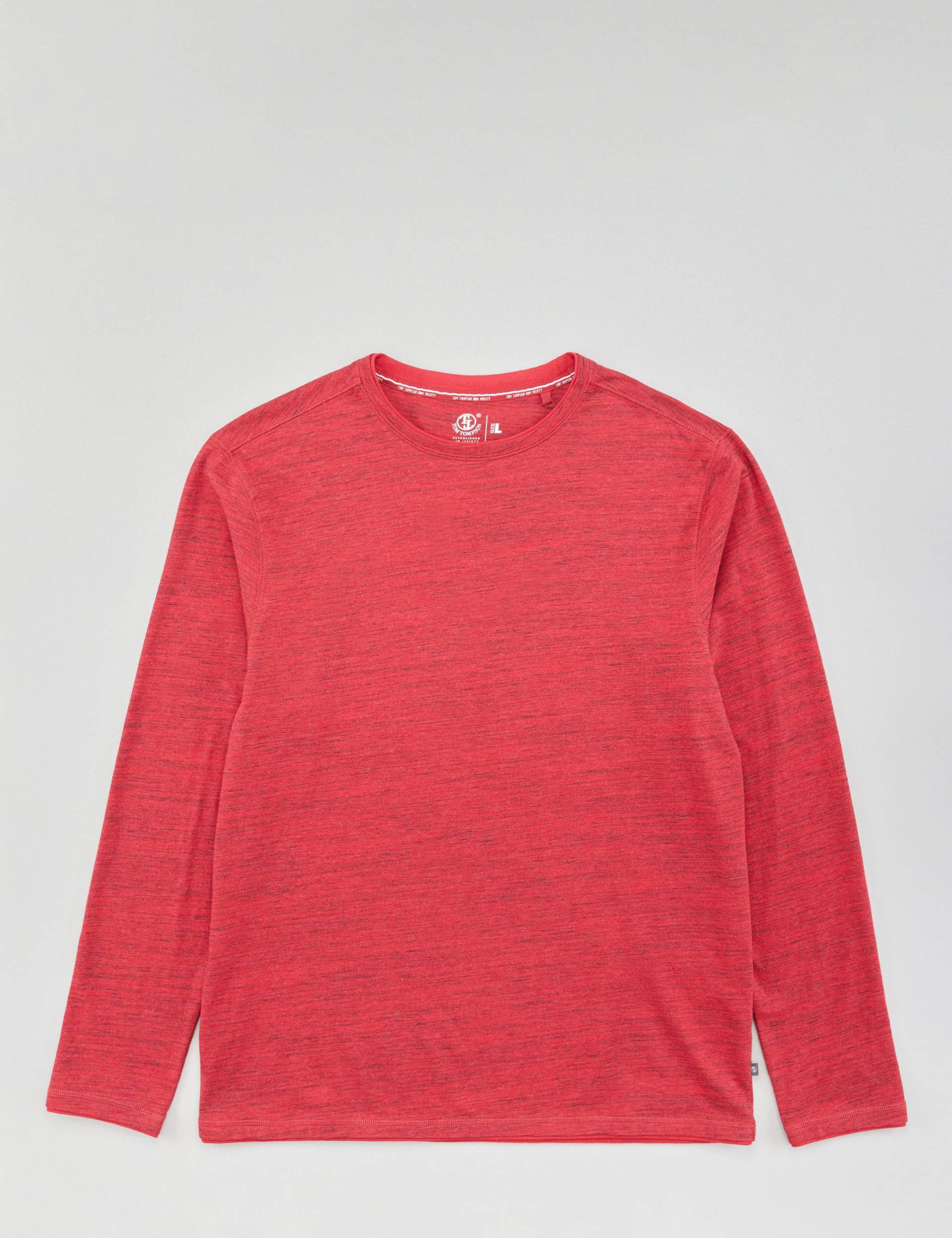 Longsleeve mit Melange-Effekt von Jeans Fritz