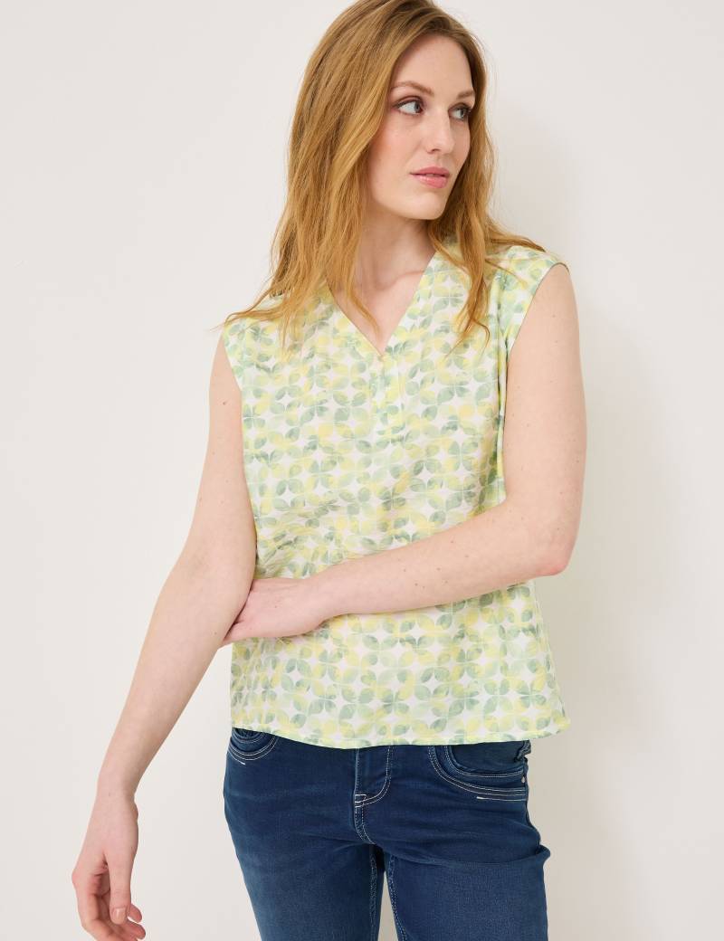 Luftiges Blusentop mit Alloverprint von Jeans Fritz