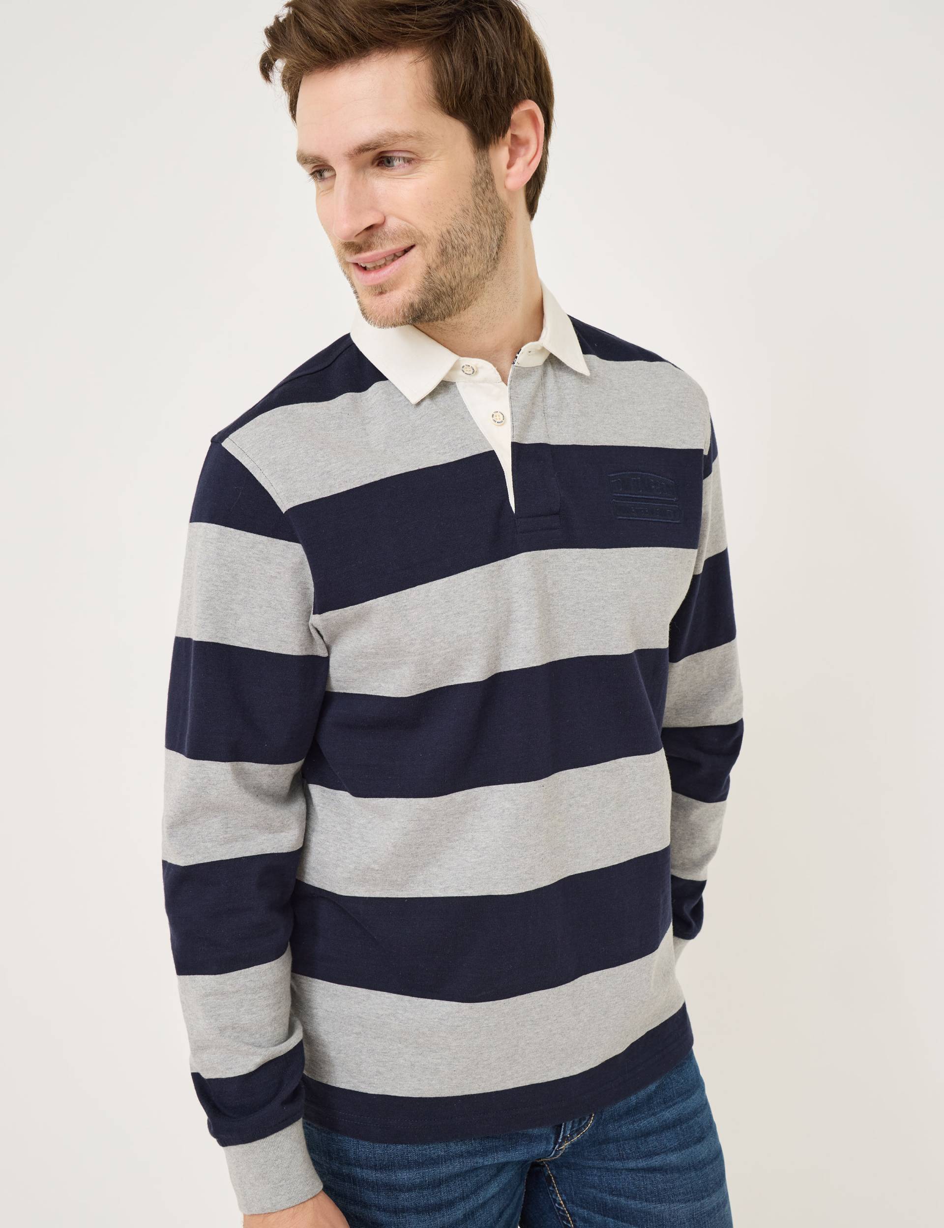 Polo-Shirt mit Blockstreifen von Jeans Fritz