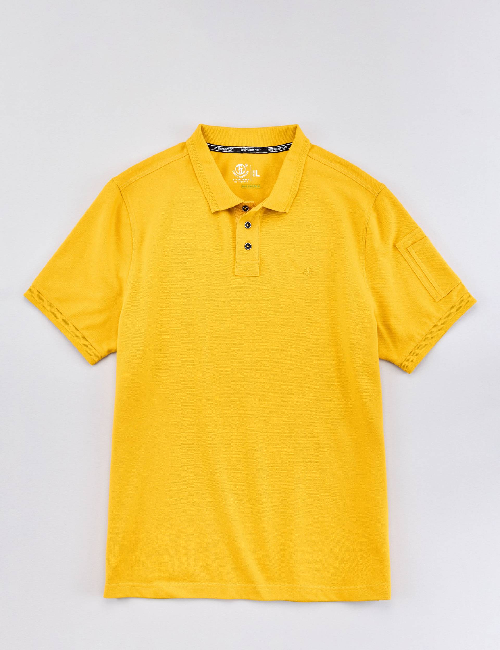 Basic Polo-Shirt aus Baumwoll-Piqué von Jeans Fritz