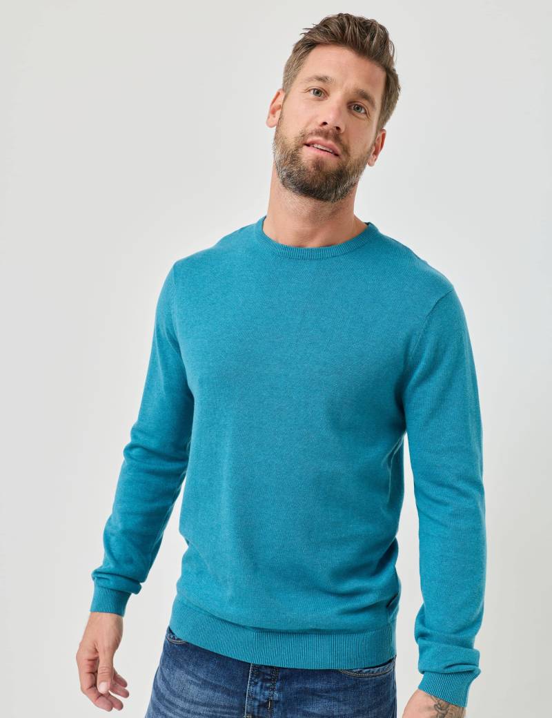 Basic-Pullover mit Rundhals von Jeans Fritz
