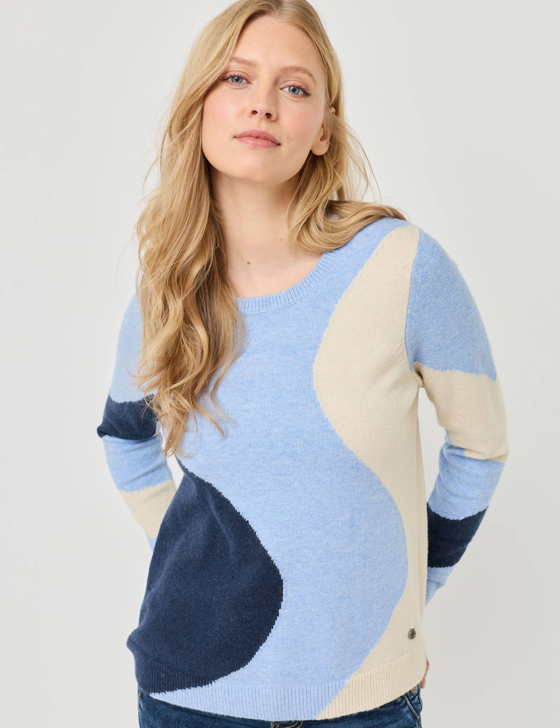 Softer Pullover, Intarsien-Muster von Jeans Fritz