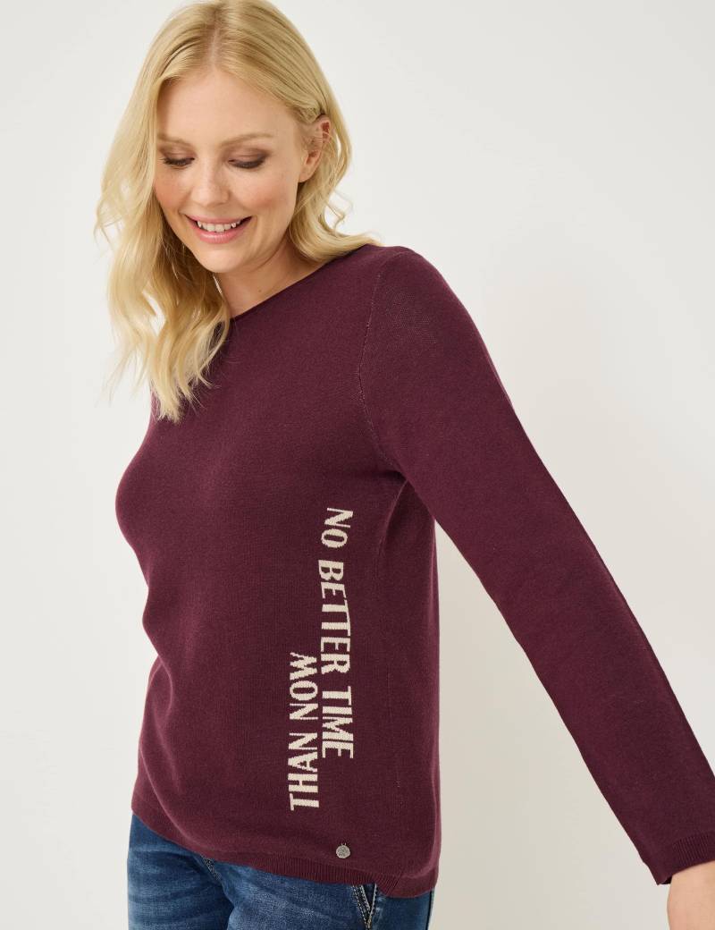 Weicher Pullover mit Schriftzug von Jeans Fritz