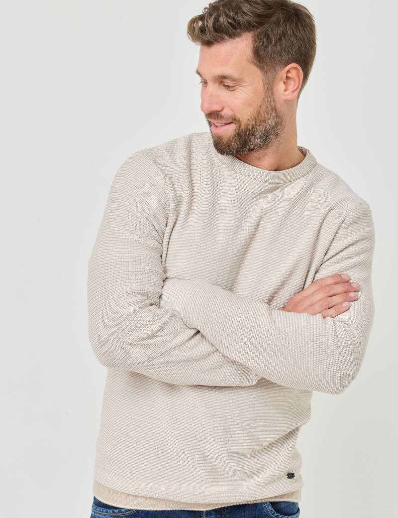 Allrounder: Pullover m. Struktur von Jeans Fritz