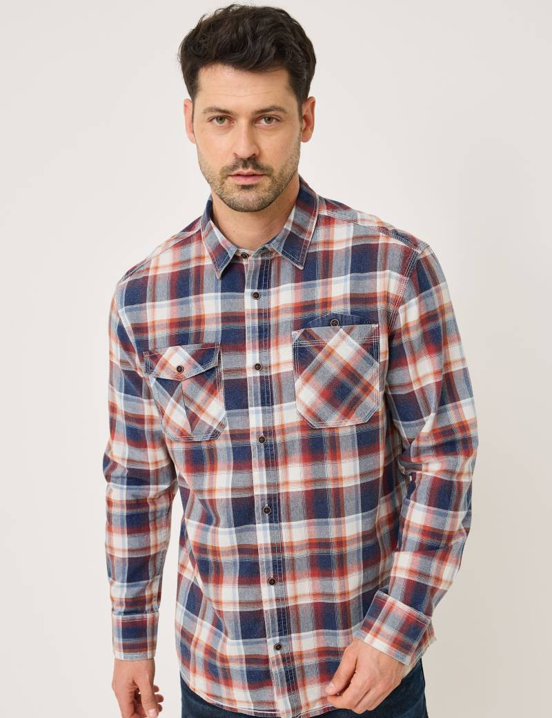 Karohemd mit lässiger Waschung von Jeans Fritz