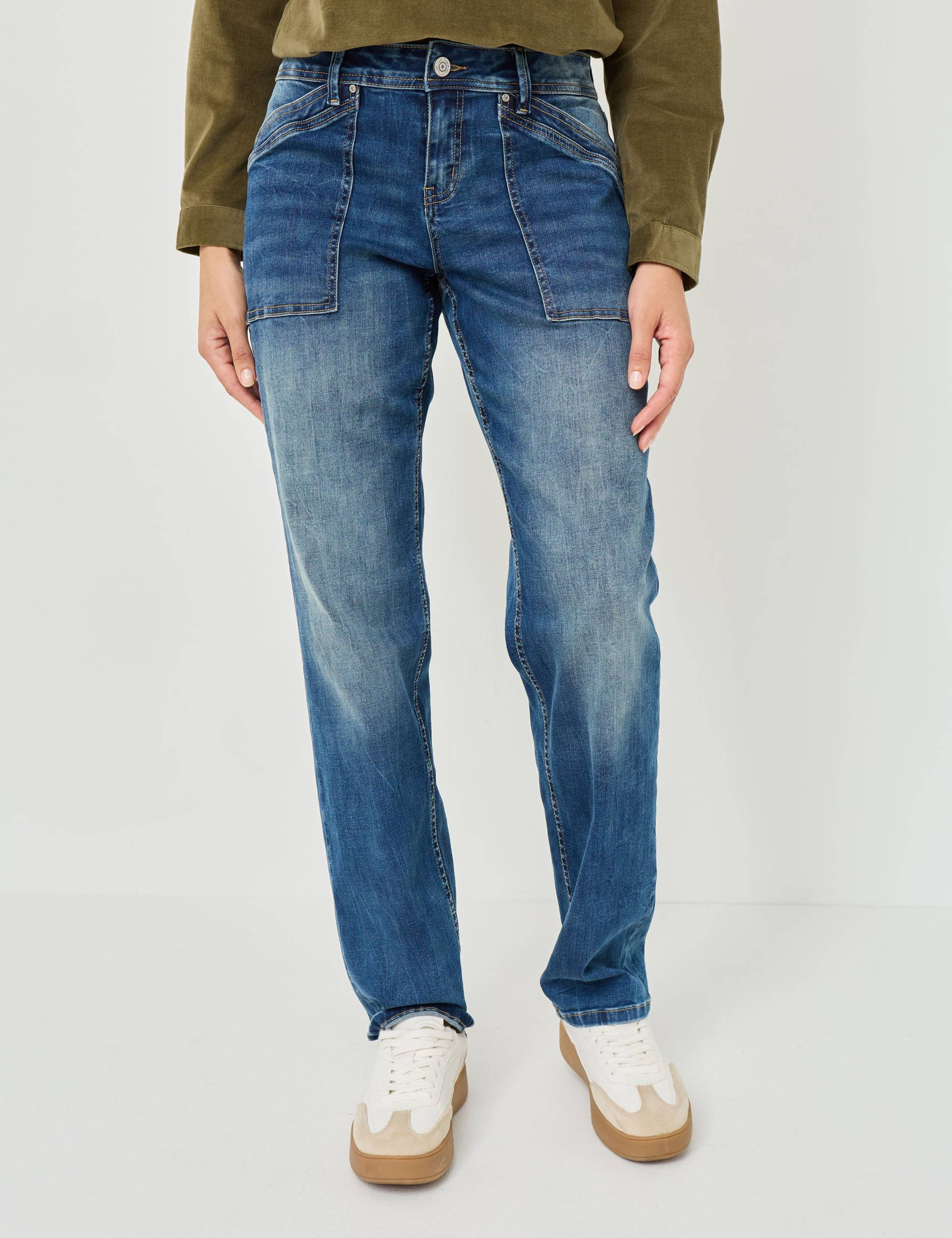 Relaxed Fit Jeans mit Taschen von Jeans Fritz