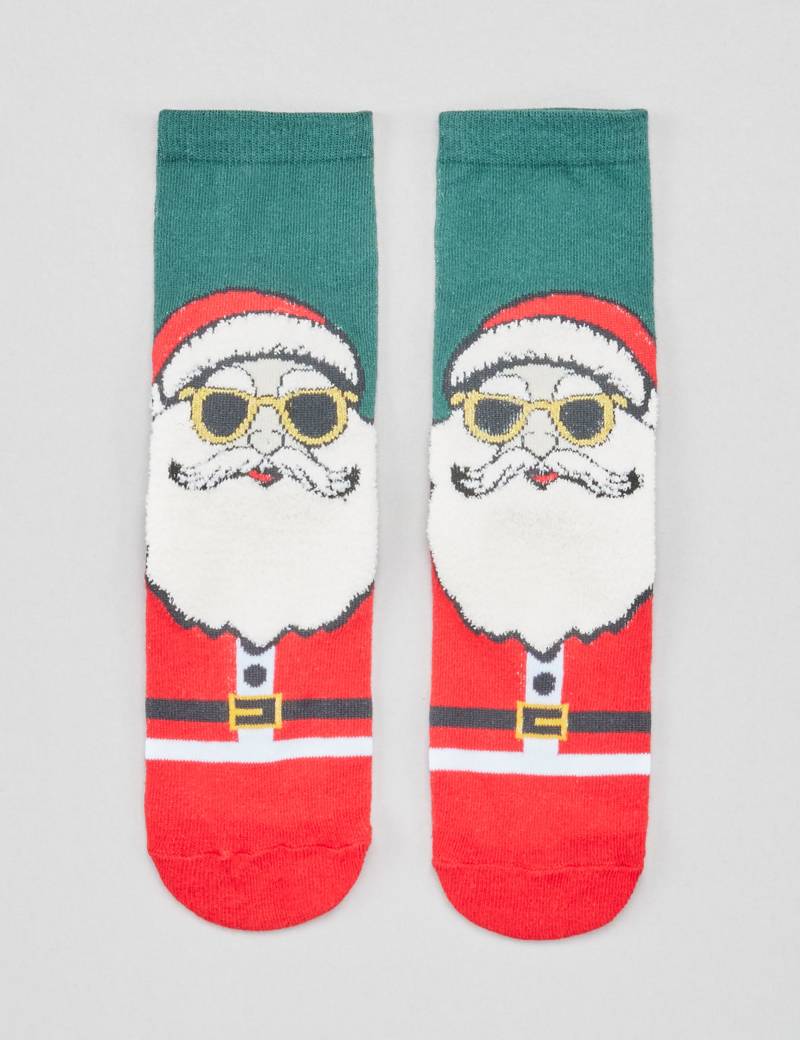 Socken mit Weihnachts-Motiv von Jeans Fritz