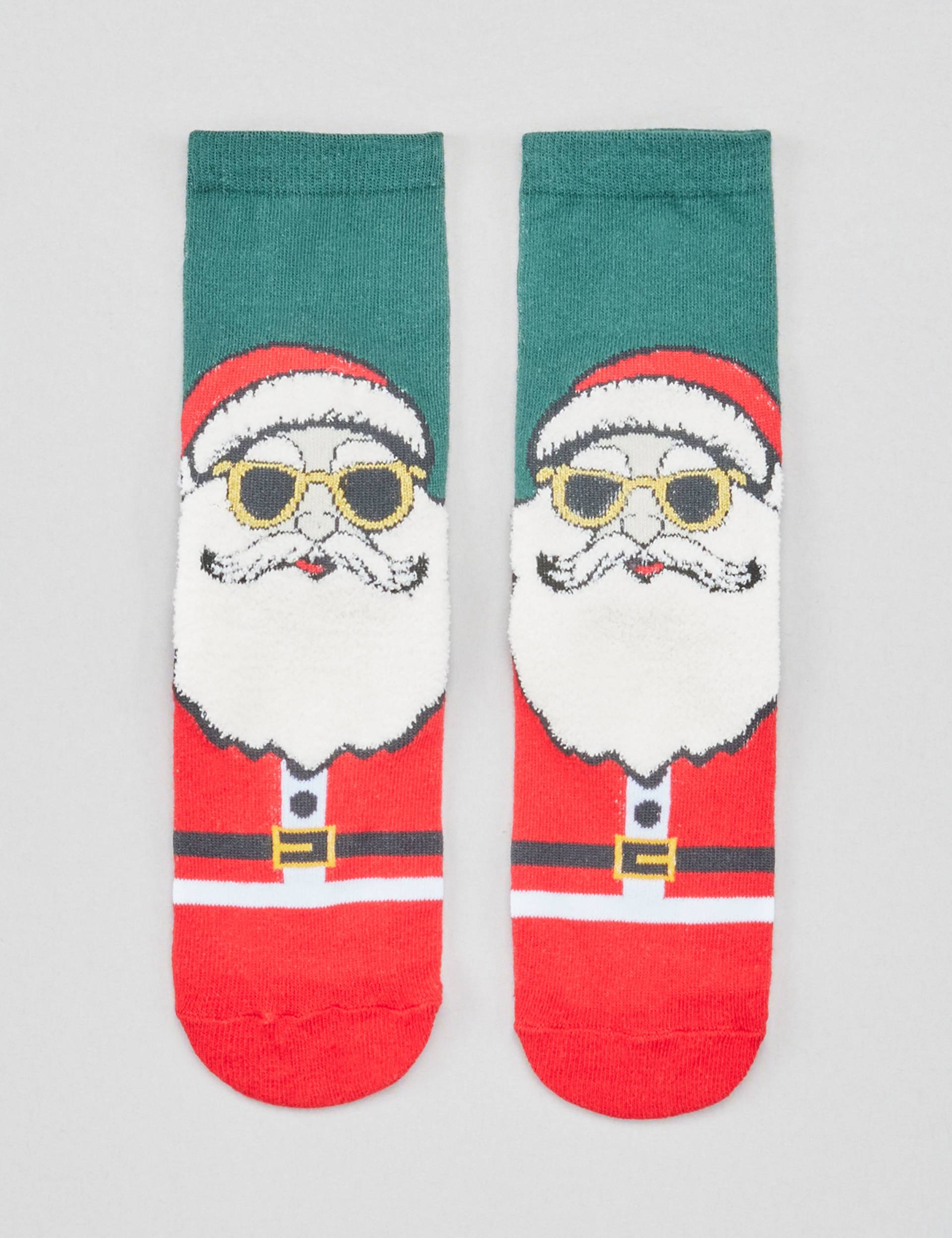 Socken mit Weihnachts-Motiv von Jeans Fritz