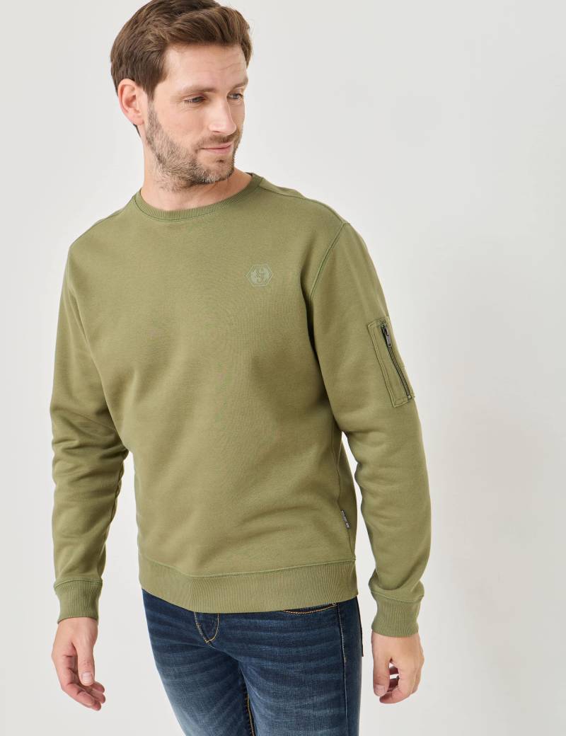 Softes Basic-Sweat mit Rundhals von Jeans Fritz
