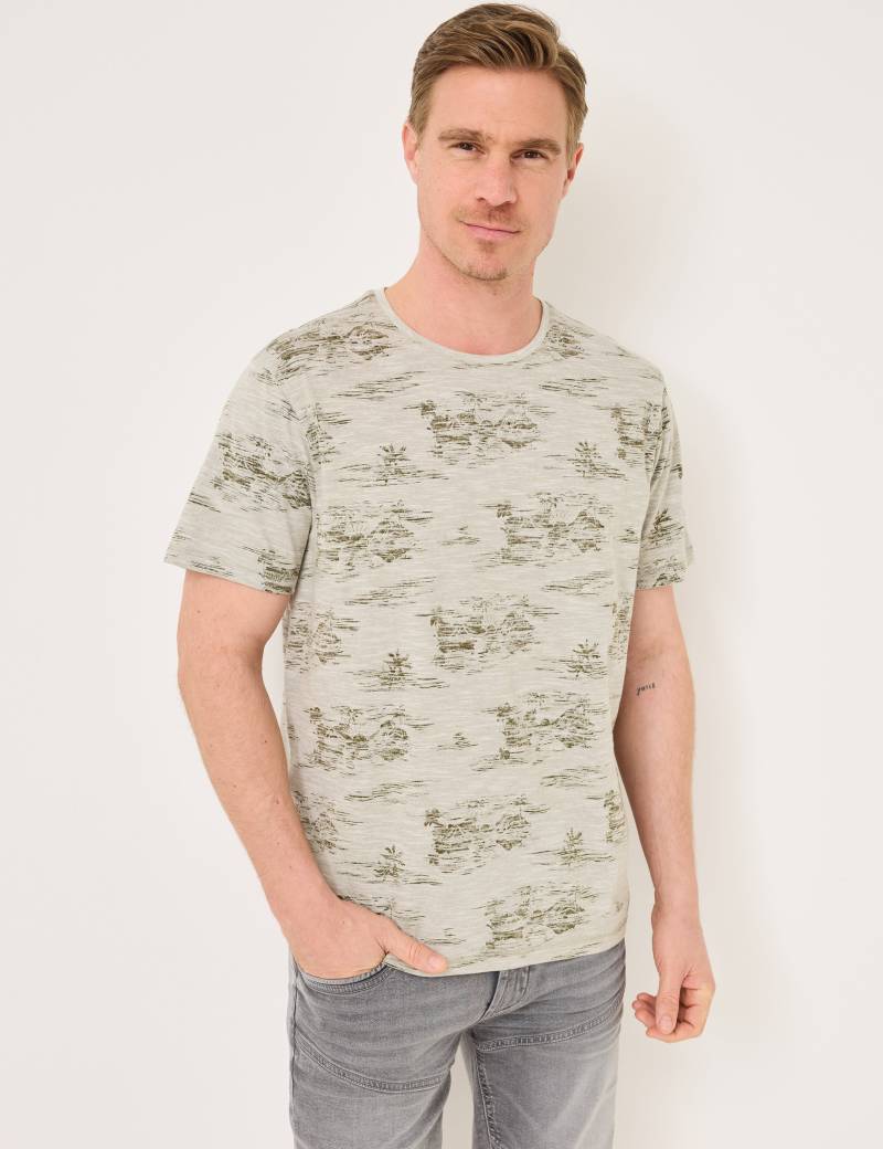 Softes T-Shirt mit Allover-Print von Jeans Fritz