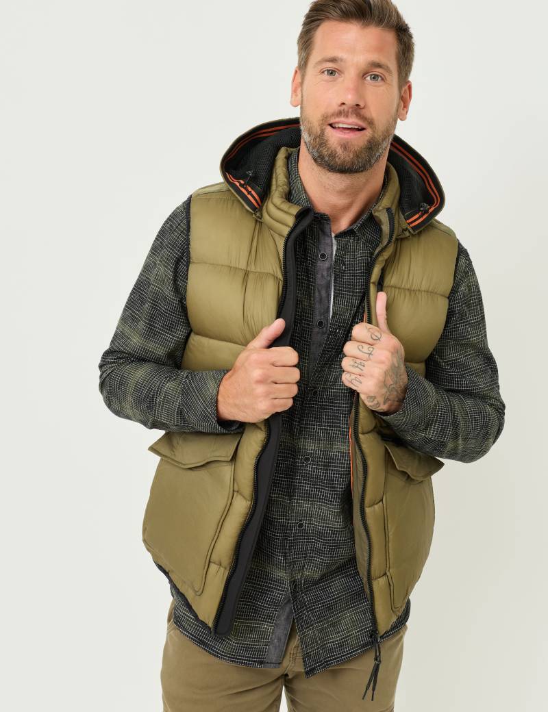 Steppweste mit abnehmbarer Kapuze von Jeans Fritz
