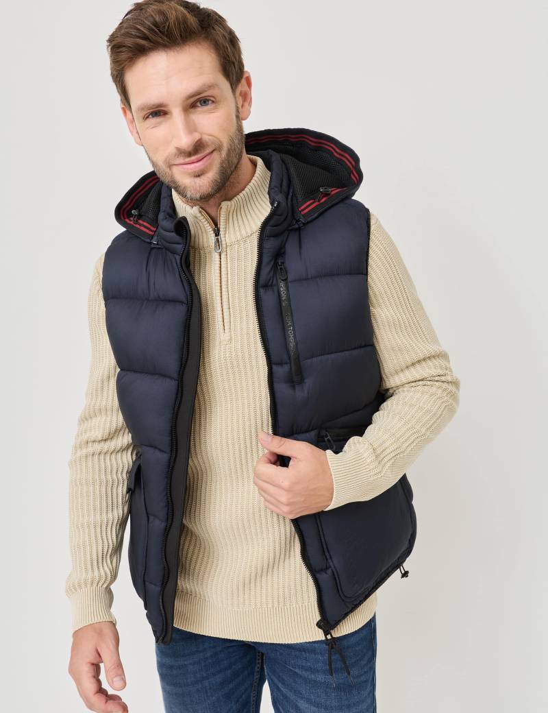 Steppweste mit abnehmbarer Kapuze von Jeans Fritz