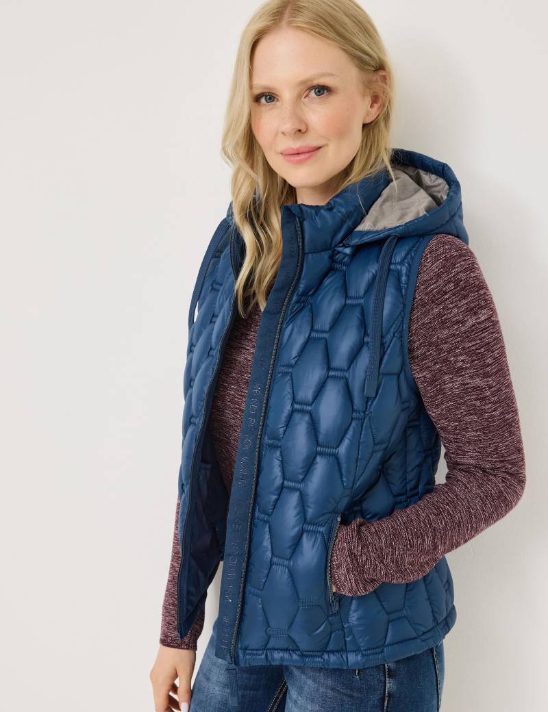Damen-Steppweste, Kapuze abnehmbar Damen-Steppweste, Kapuze abnehmbar von Jeans Fritz