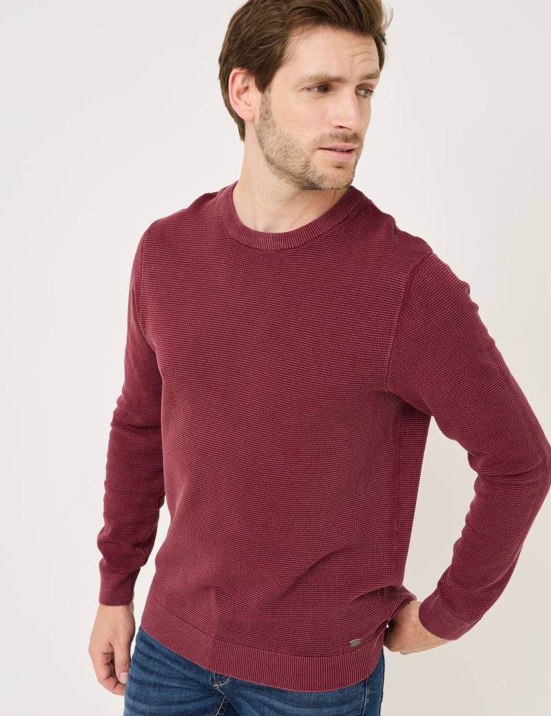 Strickpullover mit Wascheffekten von Jeans Fritz