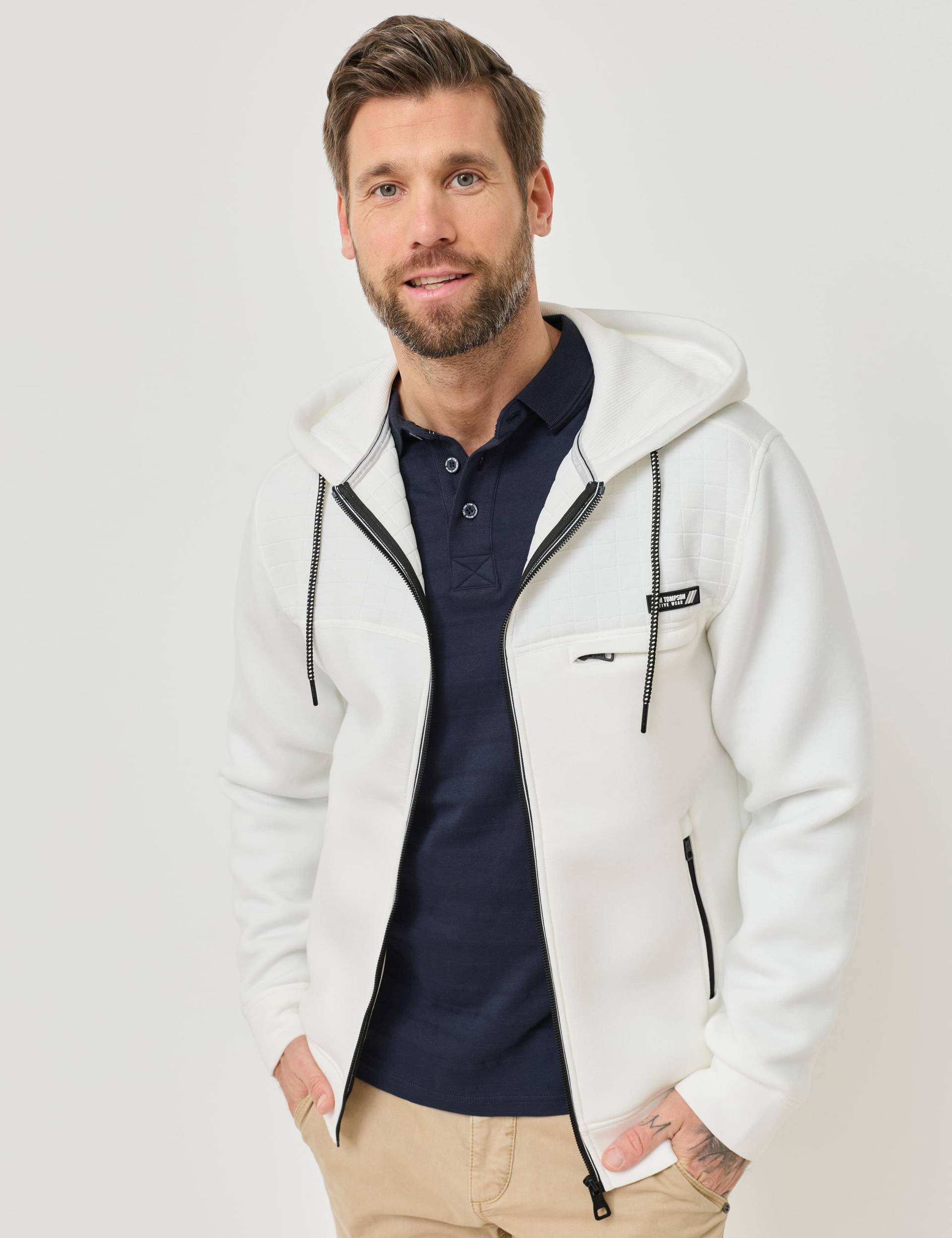 Sweatjacke, weiche Scuba-Qualität von Jeans Fritz