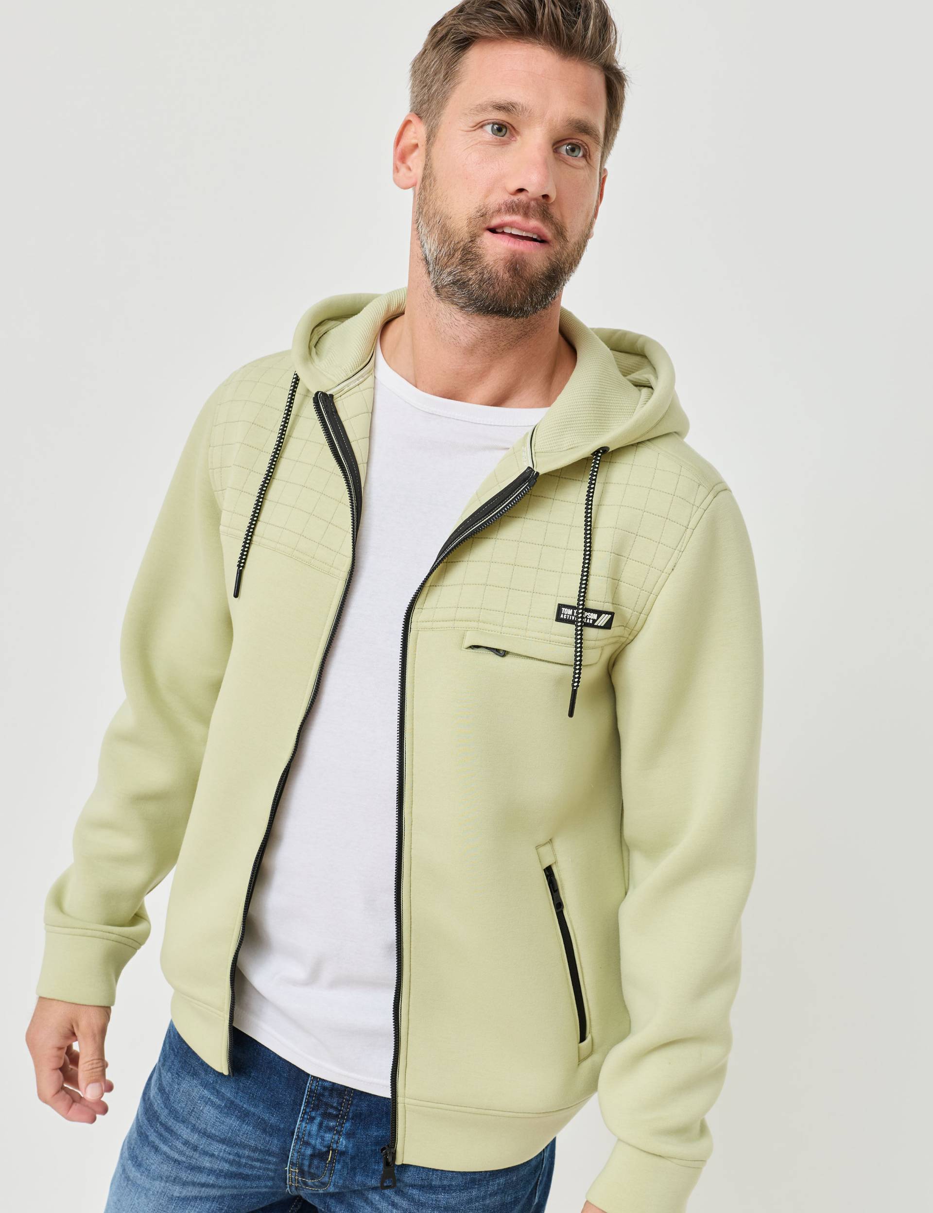Sweatjacke, weiche Scuba-Qualität von Jeans Fritz