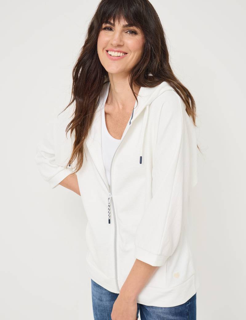 Sweatjacke mit Fledermaus-Ärmel von Jeans Fritz