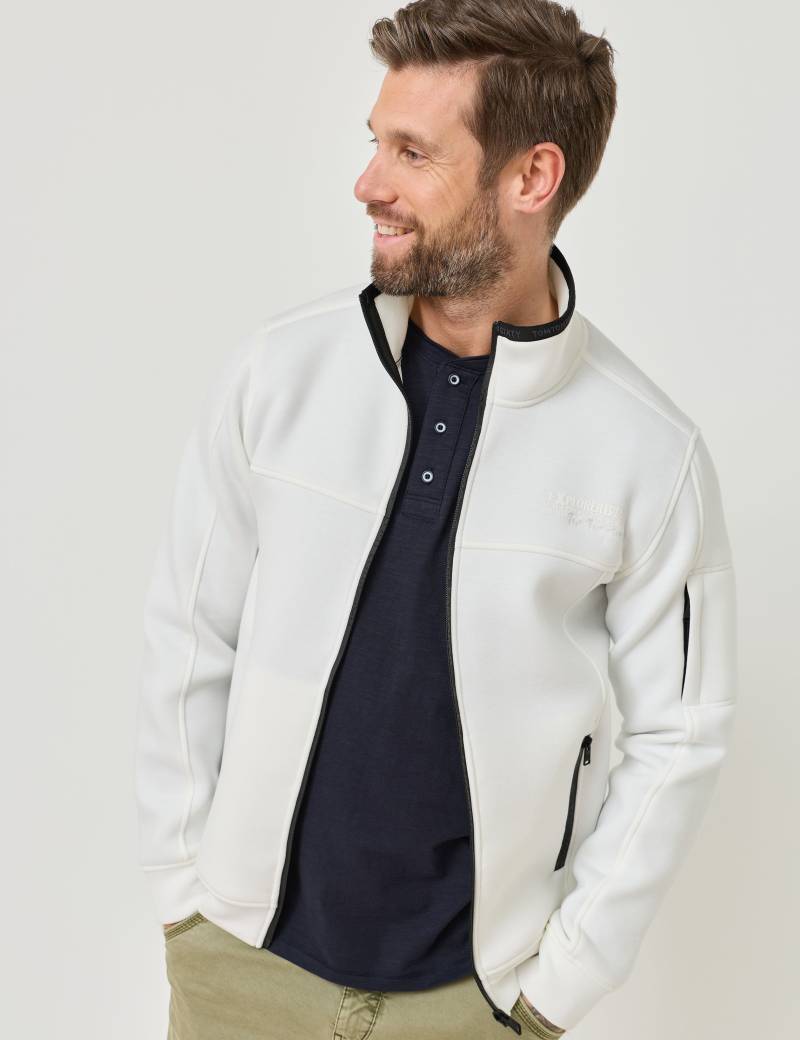 Sweat-Jacke aus Scuba-Material von Jeans Fritz