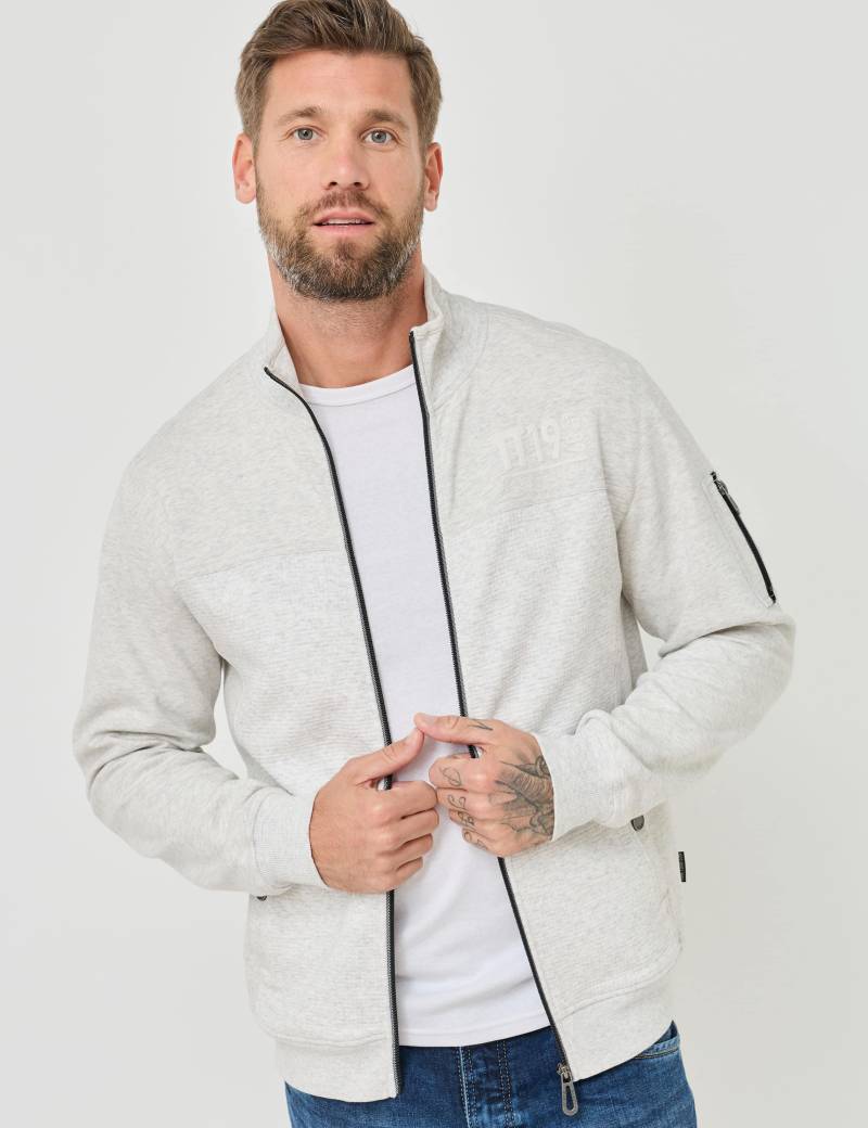 Weiche Sweatjacke mit Stehkragen von Jeans Fritz