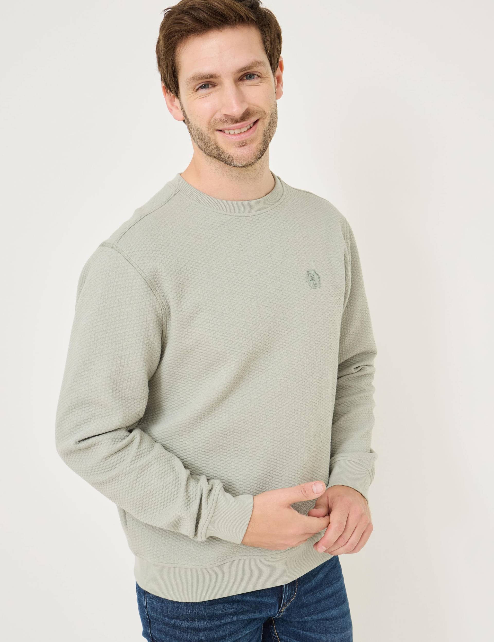 Sweatshirt mit Jacquard-Dessin Sweatshirt mit Jacquard-Dessin von Jeans Fritz