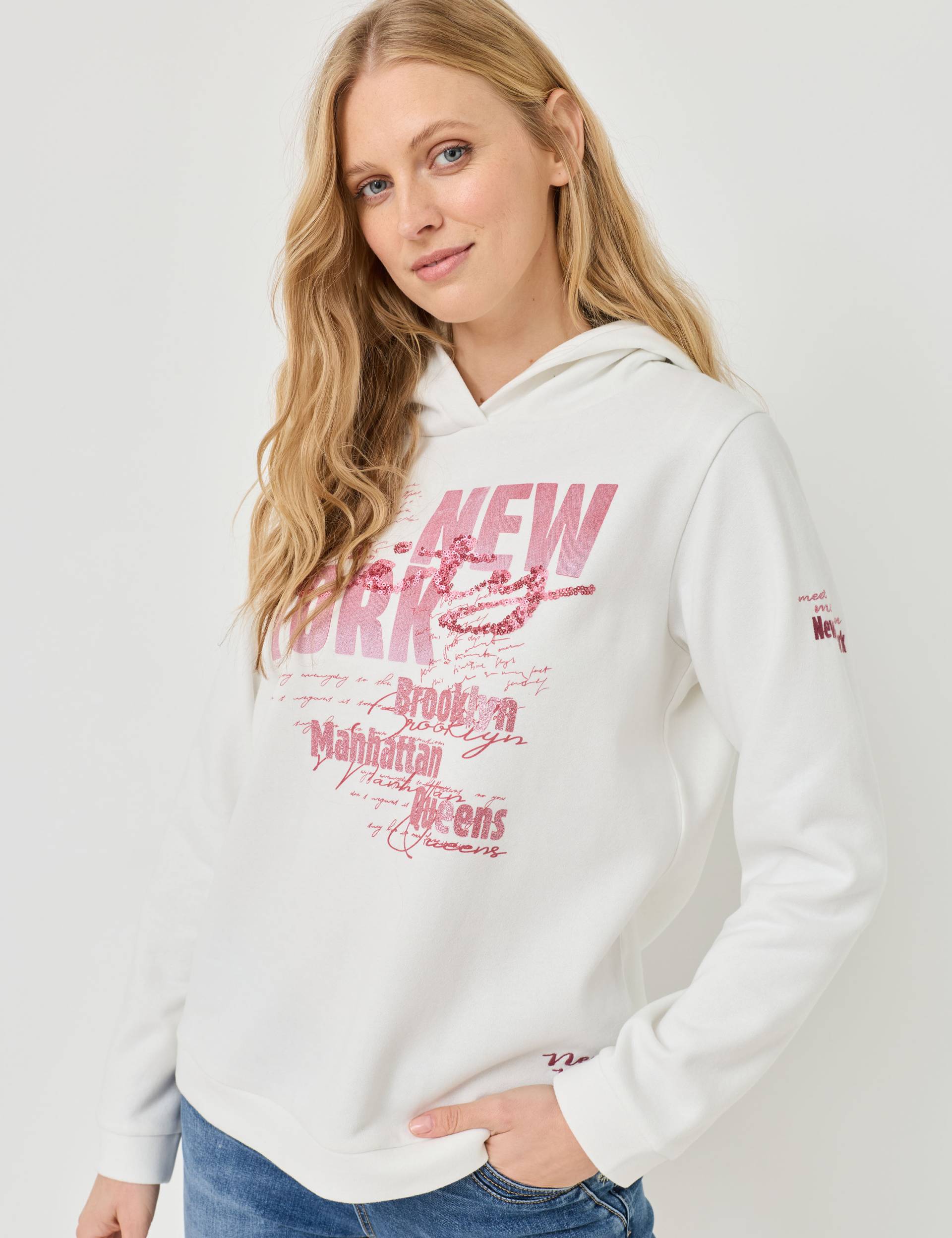 Allrounder: Kapuzen-Sweat m. Print von Jeans Fritz