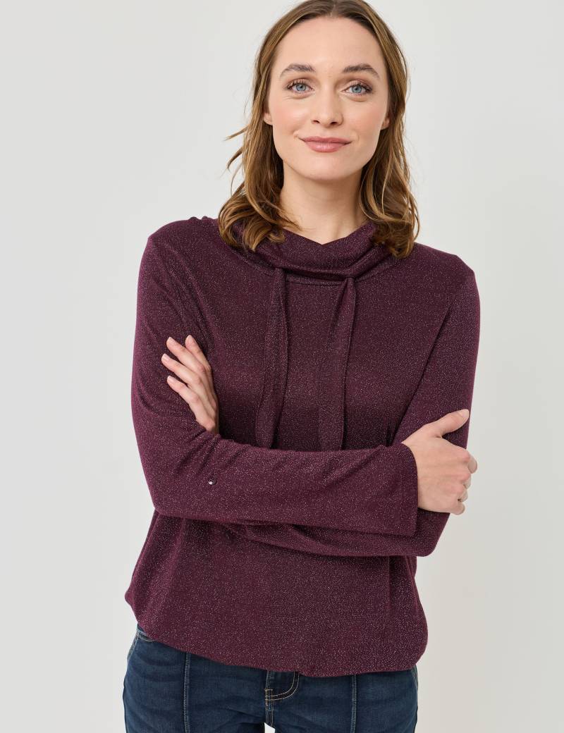 T-Shirt mit Glitzeroptik von Jeans Fritz