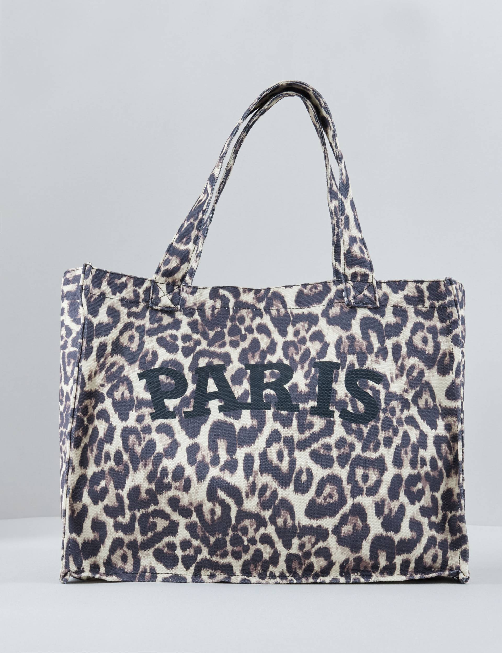 Shopper mit Leo-Muster von Jeans Fritz