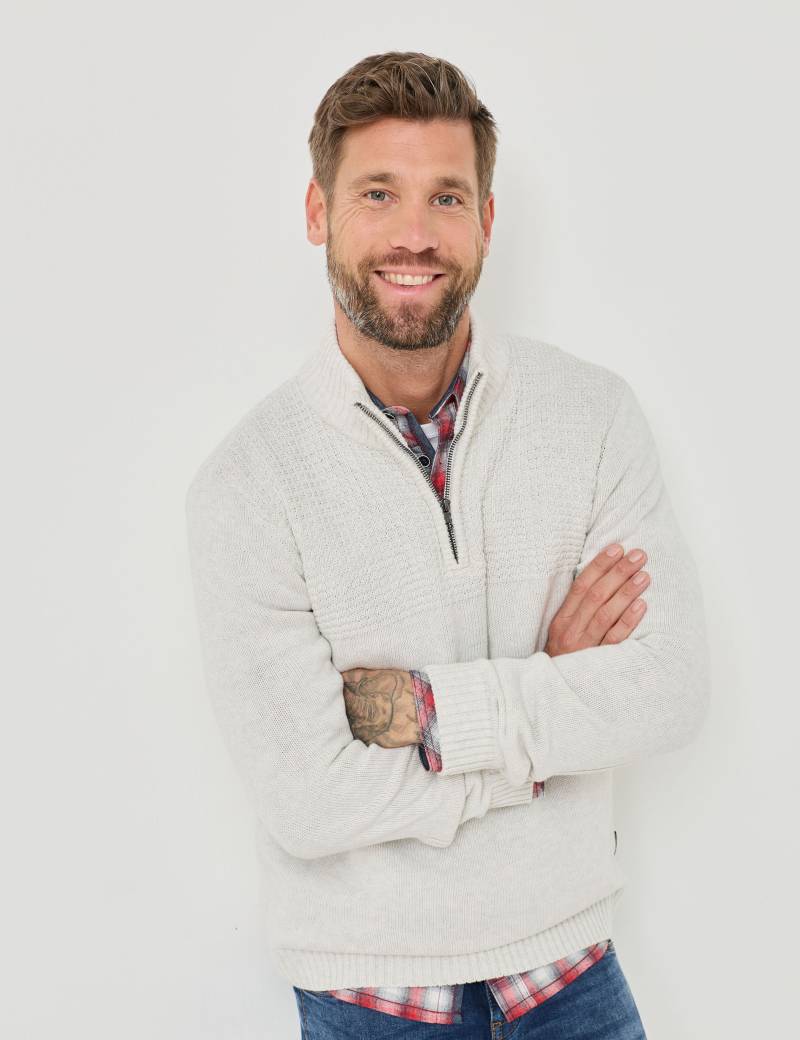 Strick-Troyer im Mustermix von Jeans Fritz