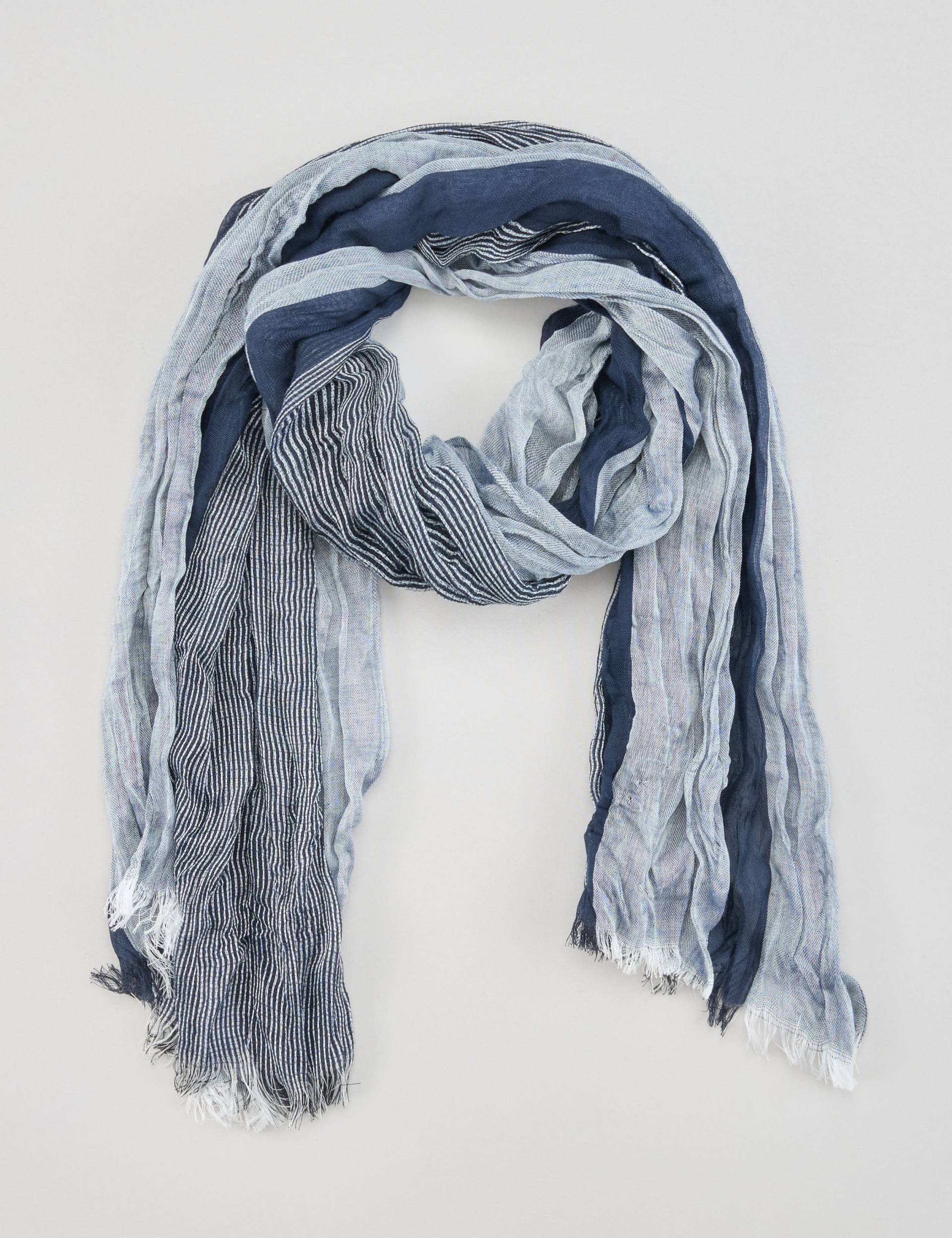 Gestreiftes Tuch mit Fransen von Jeans Fritz