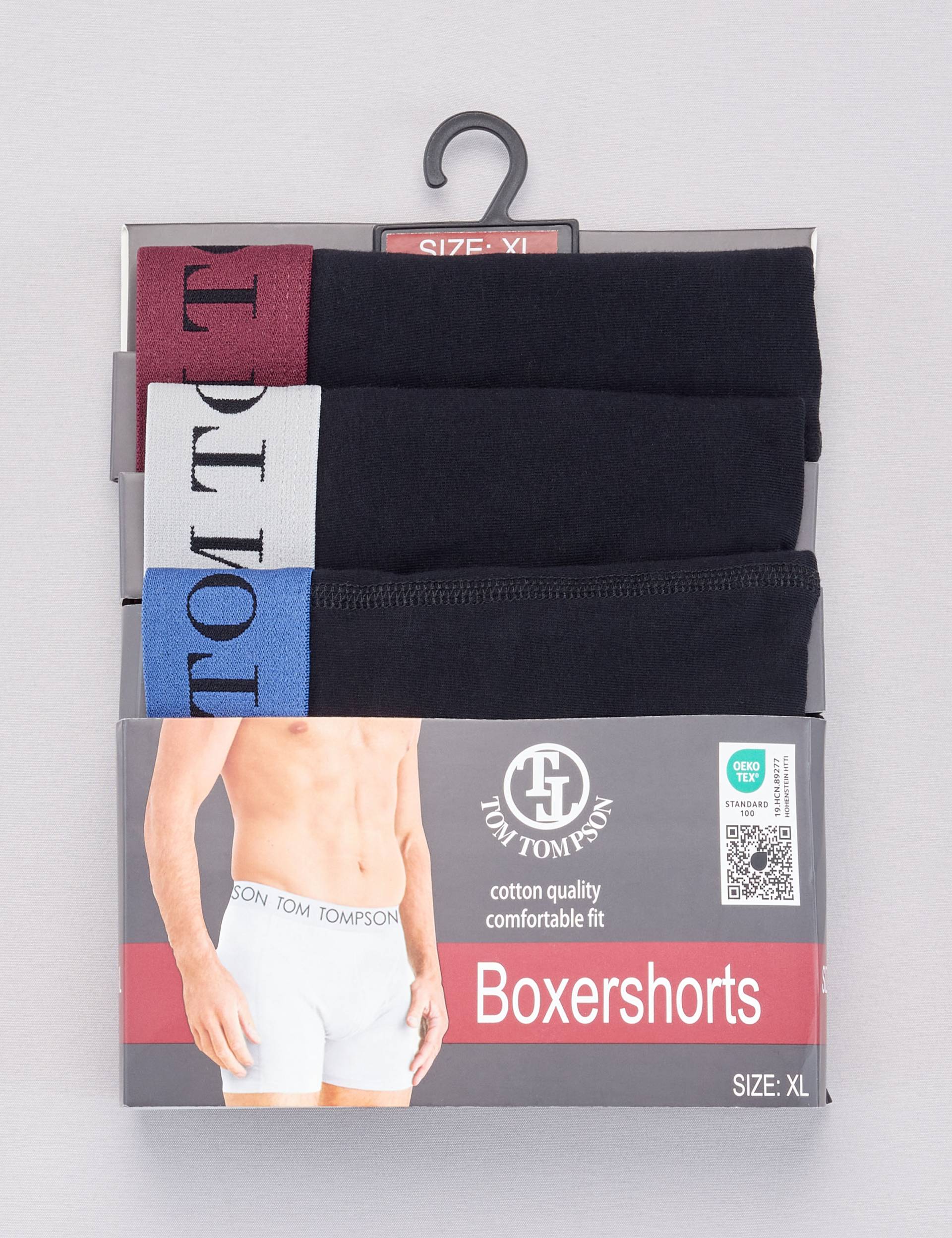 Uni Boxershorts im 3er Pack von Jeans Fritz