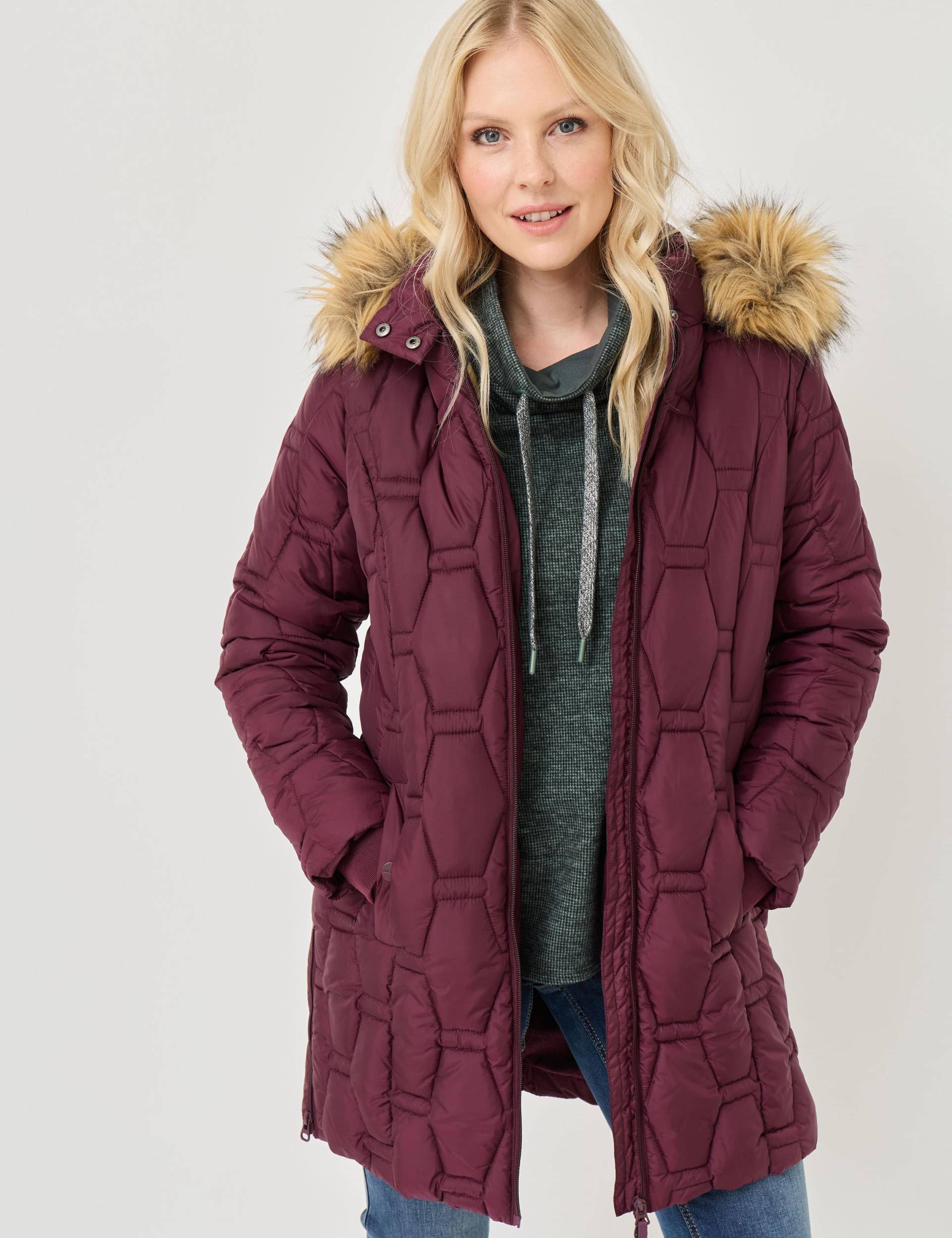 Wärmender Steppmantel mit Kapuze Wärmender Steppmantel mit Kapuze von Jeans Fritz