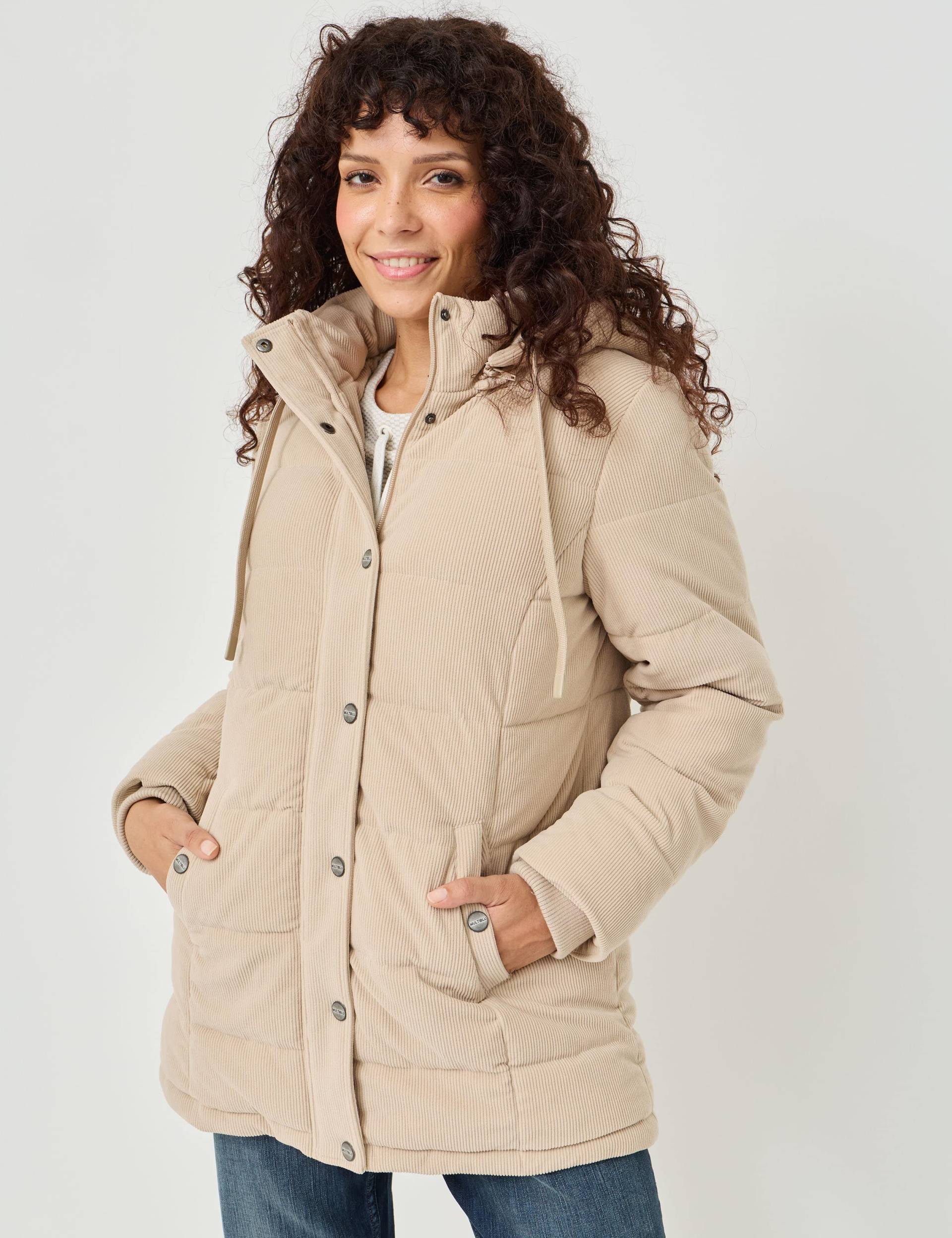 Warme Steppjacke aus weichem Cord von Jeans Fritz