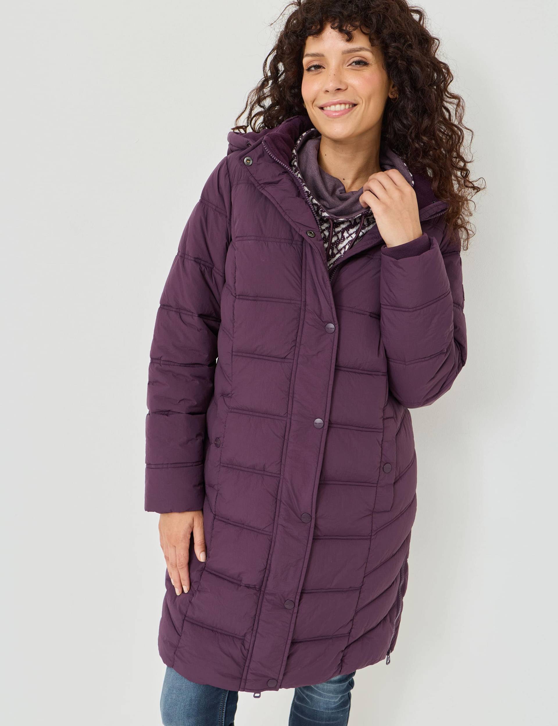 Warmer Steppmantel mit Kapuze von Jeans Fritz