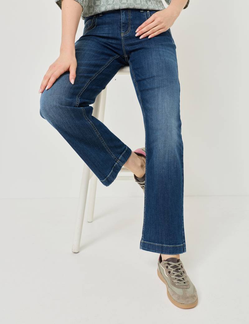 Wide Leg Jeans mit breitem Bund von Jeans Fritz